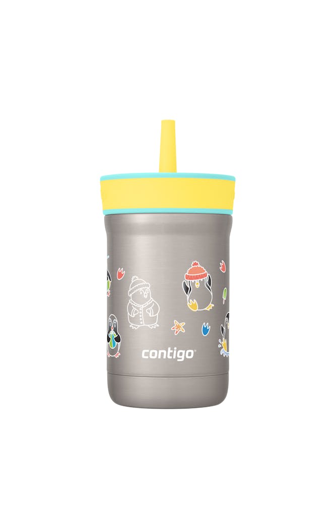 Contigo® Kids Leighton Spill-Proof Stainless Steel Tumbler with Straw, 12oz.