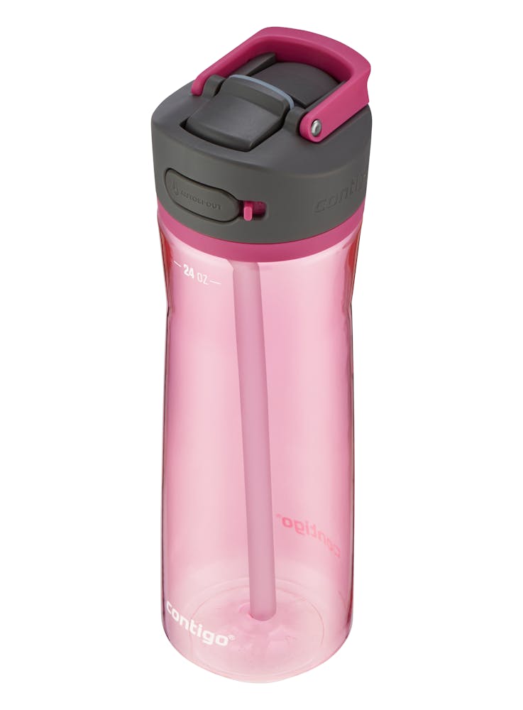 auto spout reusable water bottle