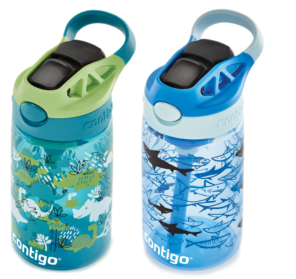 kids cleanable auto spout water bottle