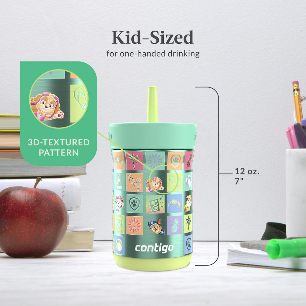 Contigo® Kids Leighton Spill-Proof Stainless Steel Tumbler with Straw, 12oz.