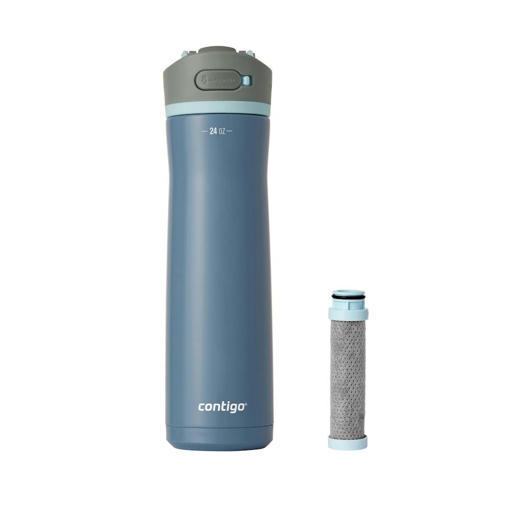 24 ounce water bottle with filter