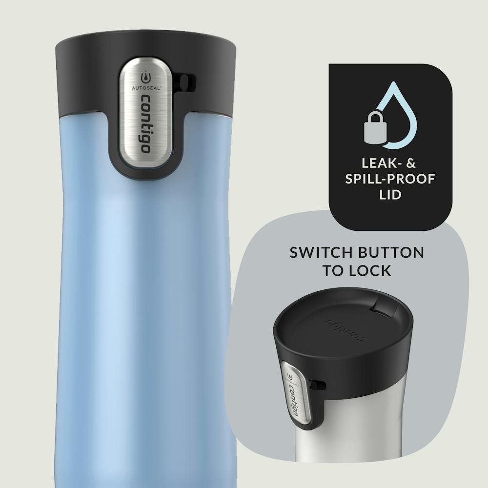 Contigo® West Loop 3.0 Stainless Steel Travel Mug with AUTOSEAL® Lid, 20oz, 2-Pack