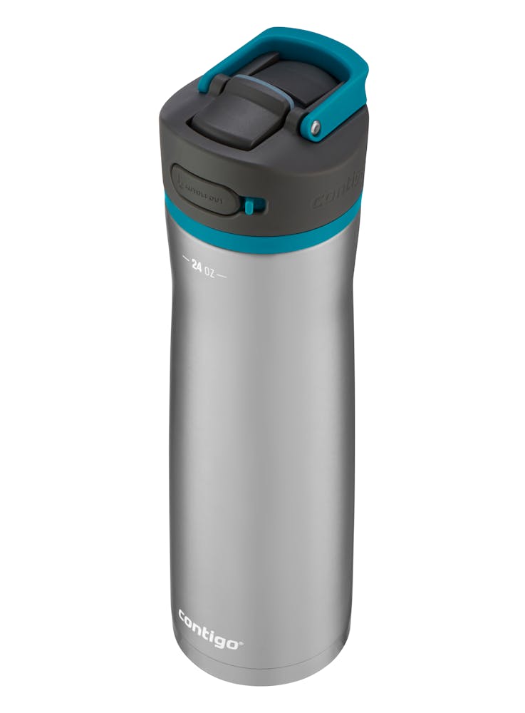 auto spout reusable water bottle