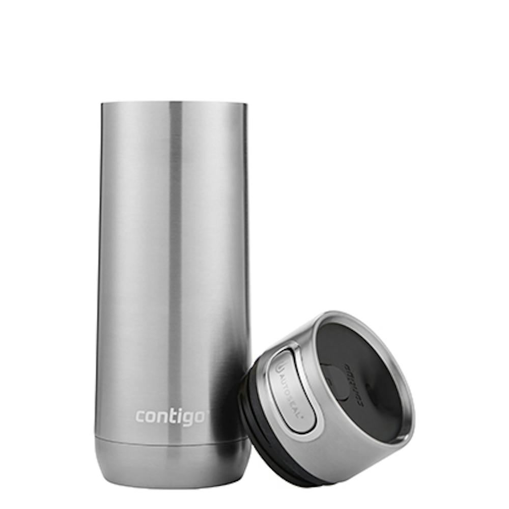 luxe auto seal vacuum insulated stainless steel travel mug