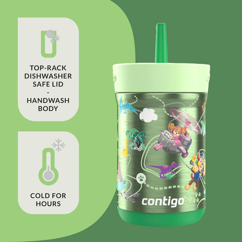Contigo® Kids Leighton Spill-Proof Stainless Steel Tumbler with Straw, 12oz.