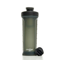 Translucent gray water bottle