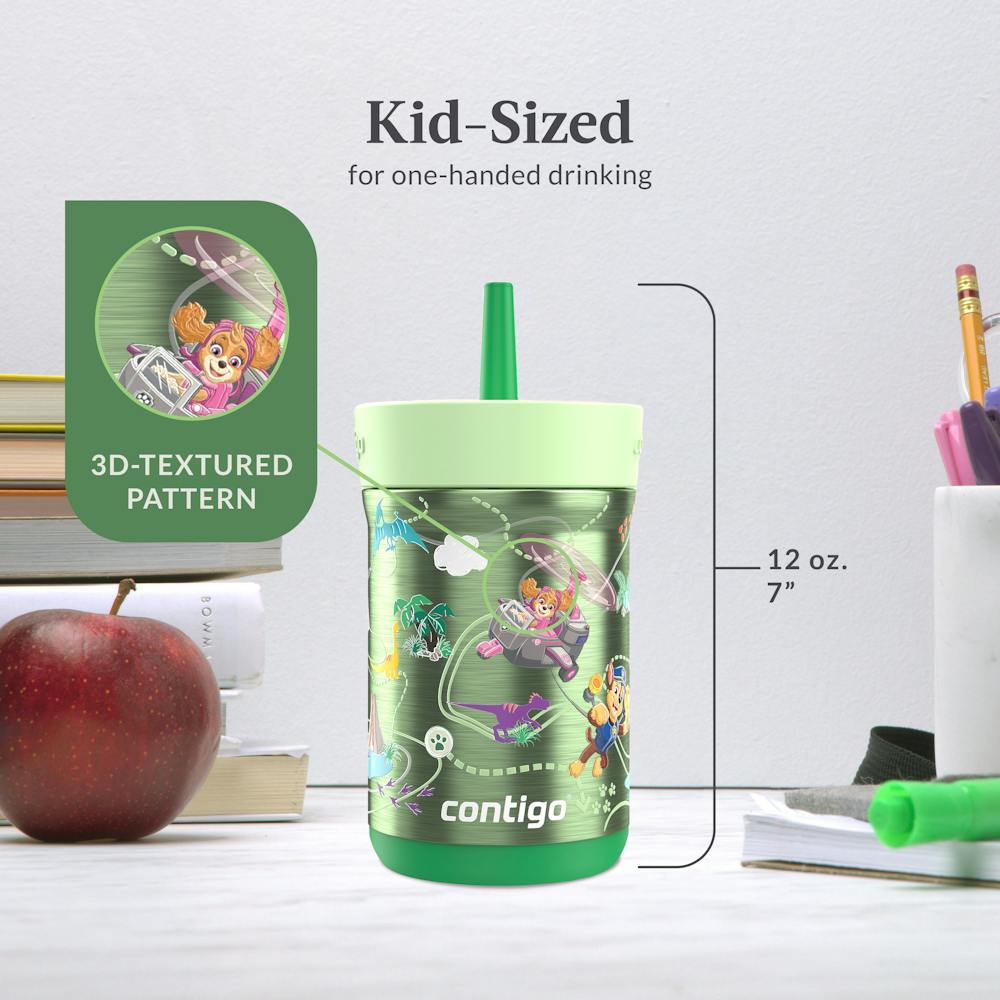 Contigo® Kids Leighton Spill-Proof Stainless Steel Tumbler with Straw, 12oz.