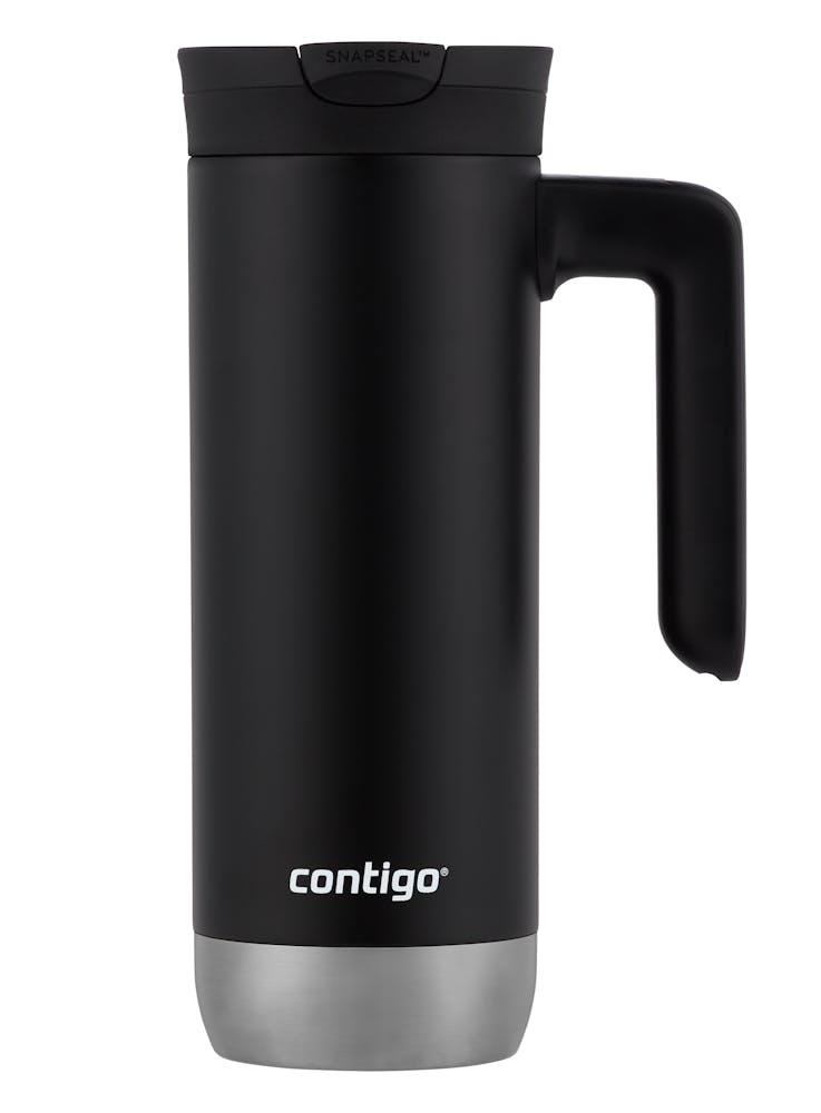 thermal travel mug with handle
