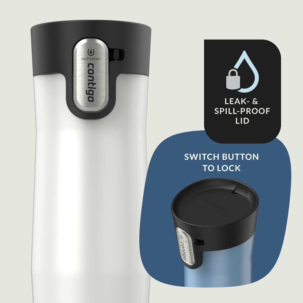 Contigo® West Loop 3.0 Stainless Steel Travel Mug with AUTOSEAL® Lid, 16oz, 2-Pack