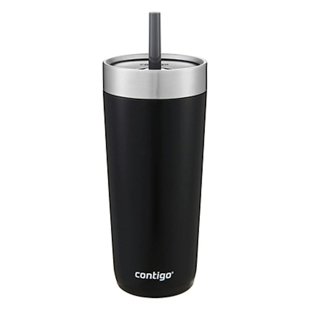 stainless steel tumbler with straw