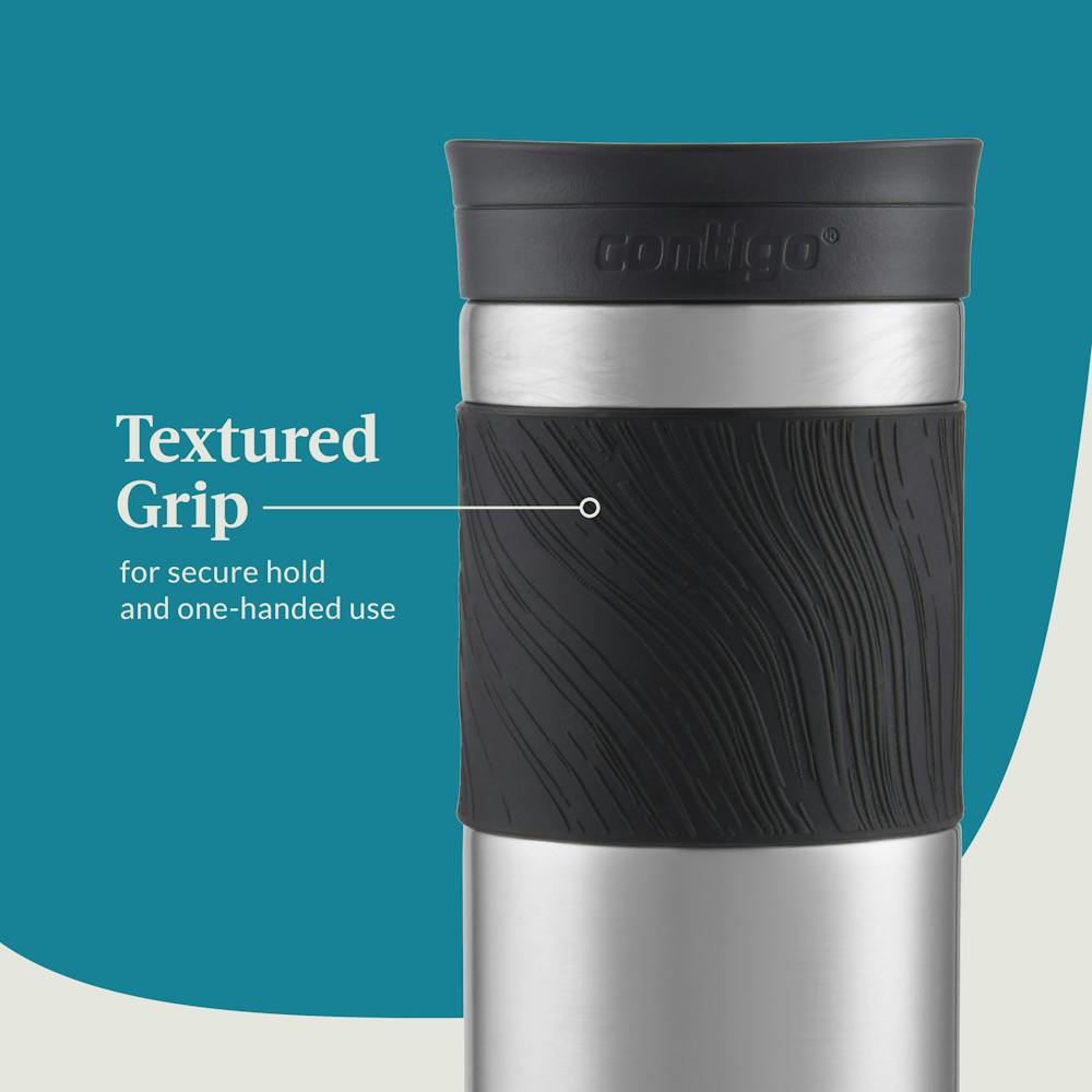 Contigo® Byron 2.0 Stainless Steel Travel Mug with SNAPSEAL™ Lid and Grip, 24oz