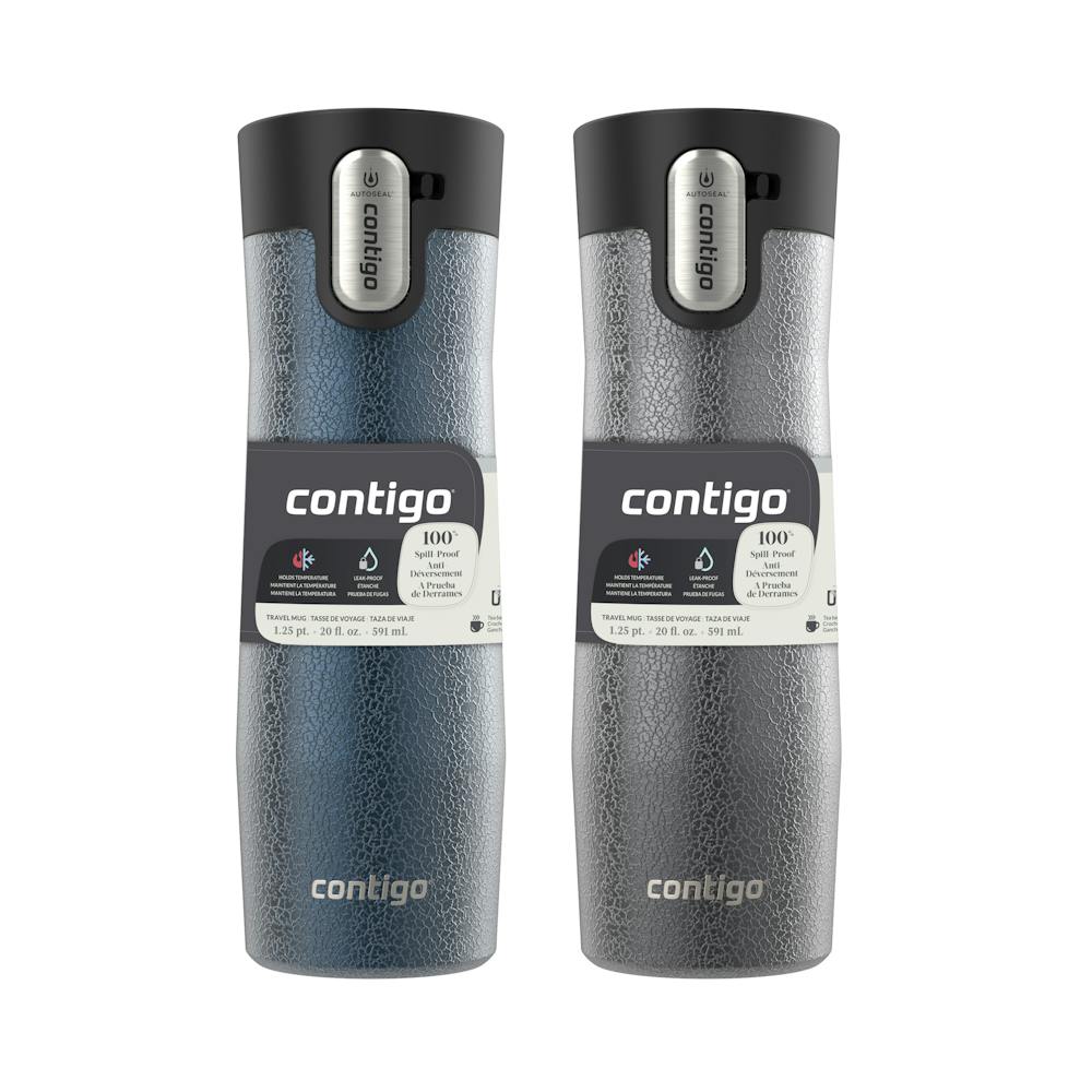 Contigo® West Loop 3.0 Stainless Steel Travel Mug with AUTOSEAL® Lid, 20oz, 2-Pack