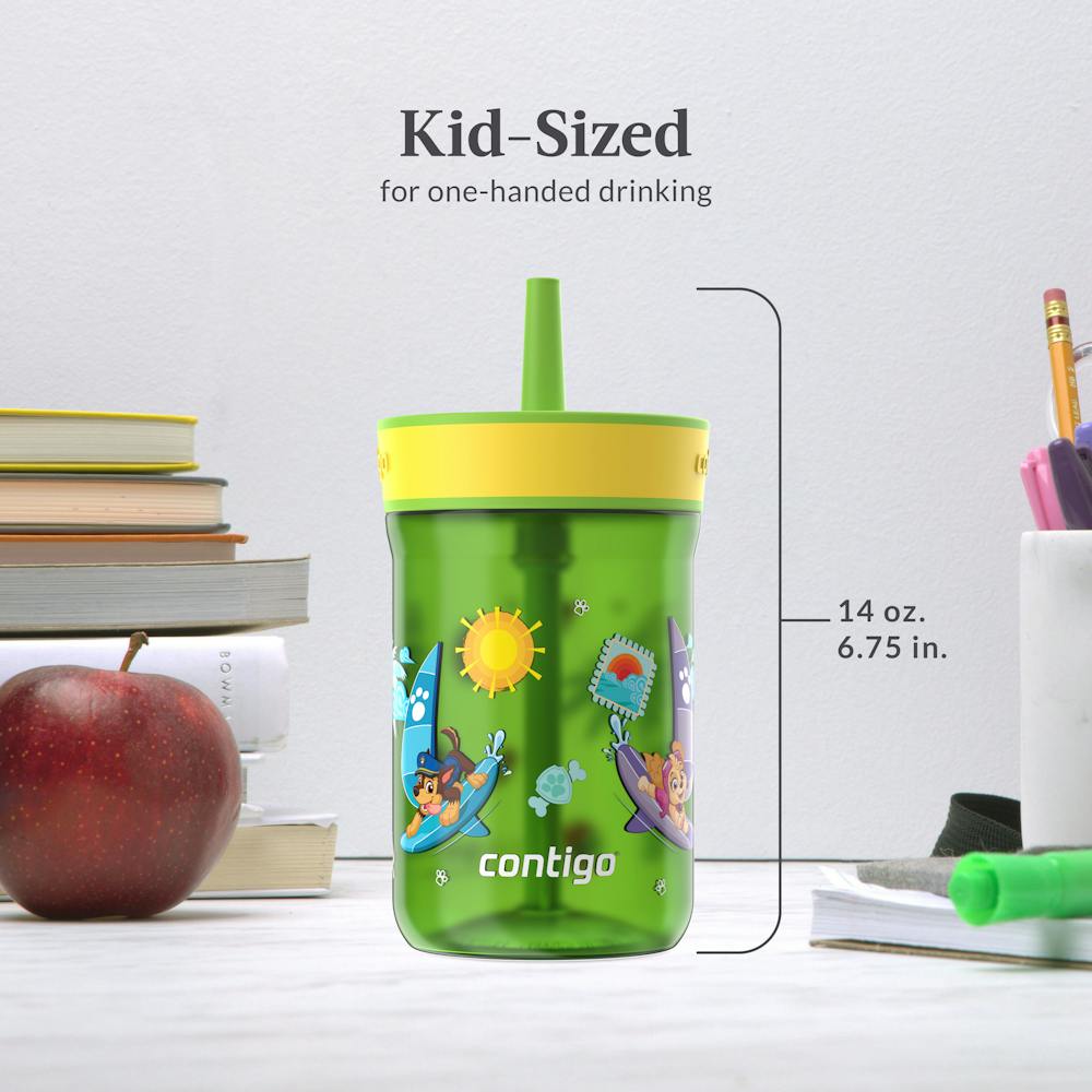 Contigo® Kids Leighton Spill-Proof Tumbler with Straw, 14 oz, 2pk