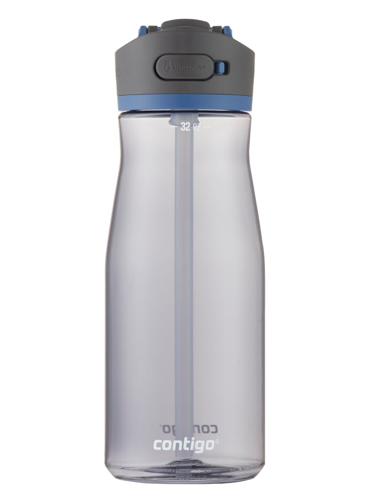auto spout reusable water bottle