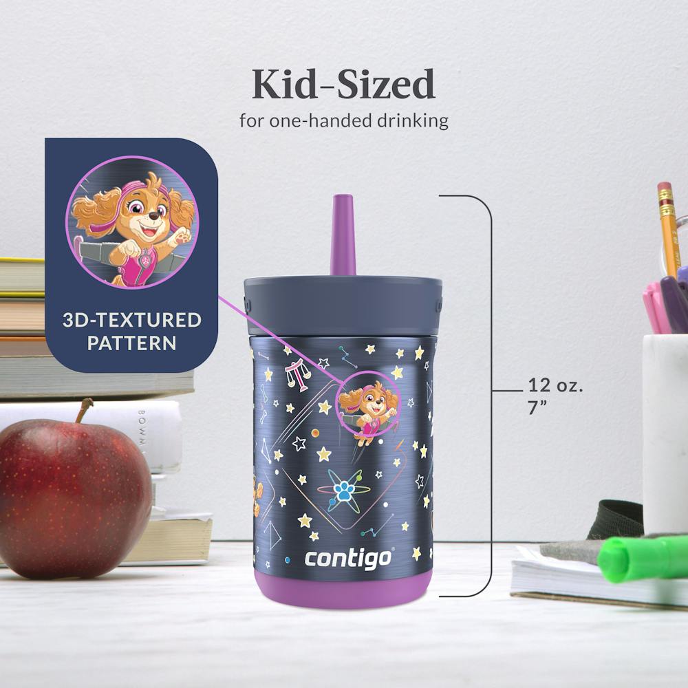 Contigo® Kids Leighton Spill-Proof Stainless Steel Tumbler with Straw, 12oz.