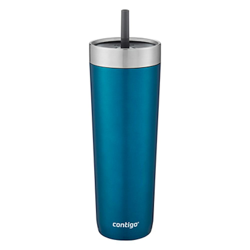 stainless steel water bottle with straw