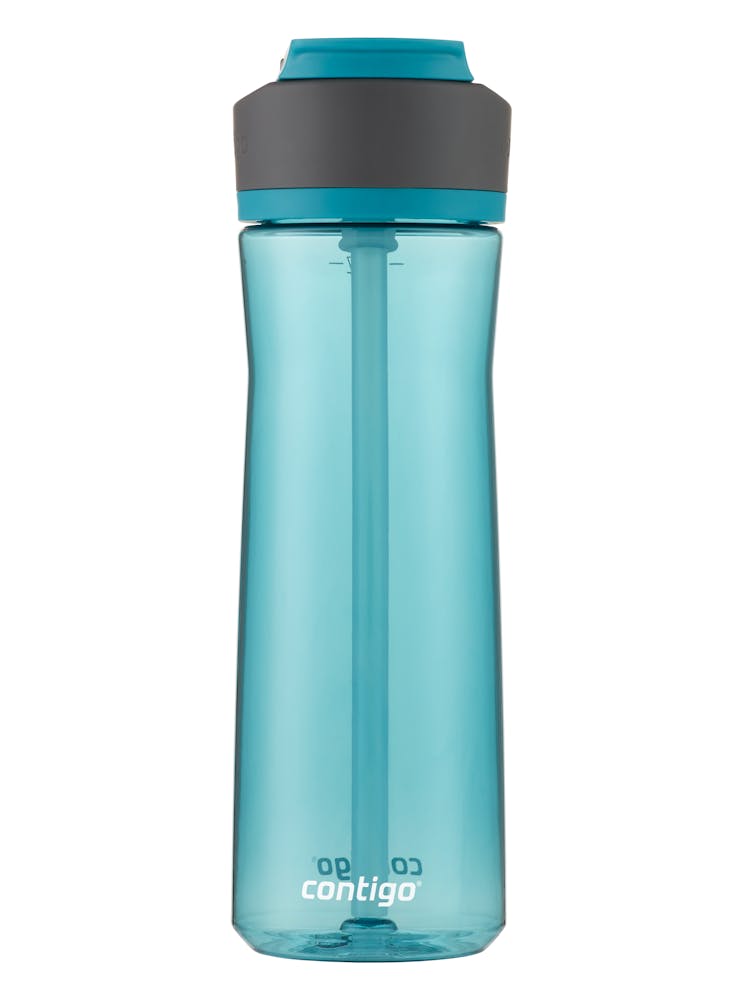 auto spout reusable water bottle