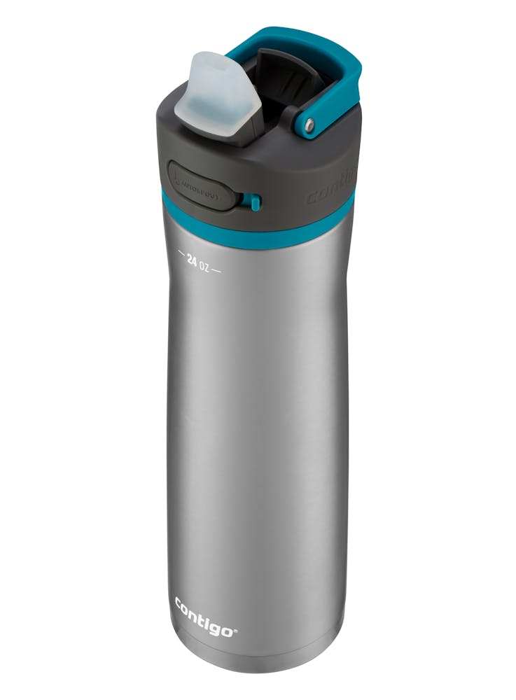auto spout reusable water bottle