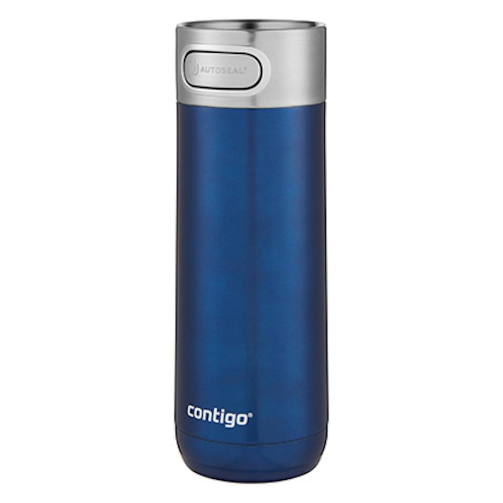 luxe auto seal vacuum insulated stainless steel travel mug