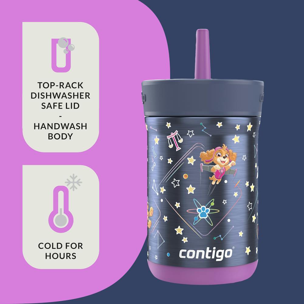 Contigo® Kids Leighton Spill-Proof Stainless Steel Tumbler with Straw, 12oz.