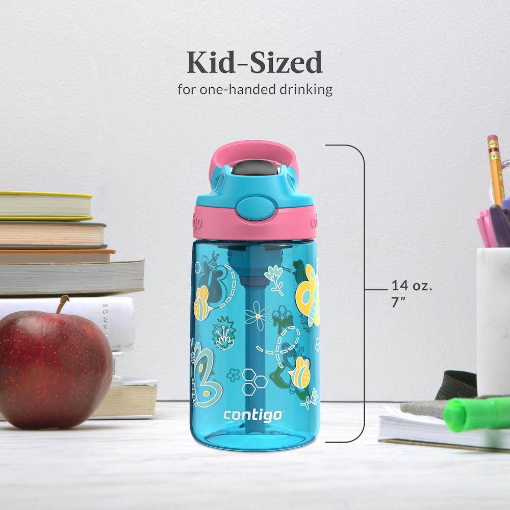 Contigo® Kids Water Bottle with Redesigned AUTOSPOUT® Straw, 14 oz