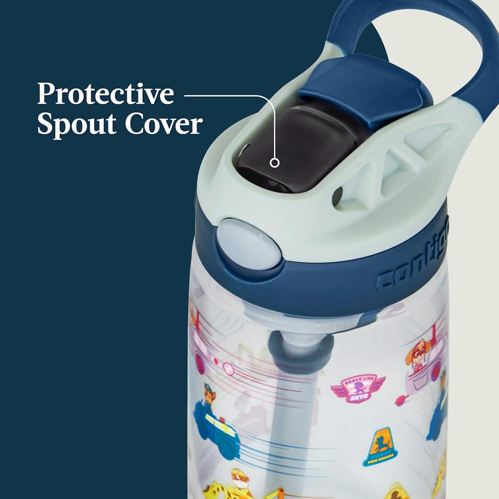 Contigo® Kids Water Bottle with Redesigned AUTOSPOUT® Straw, 14 oz, 2 pack