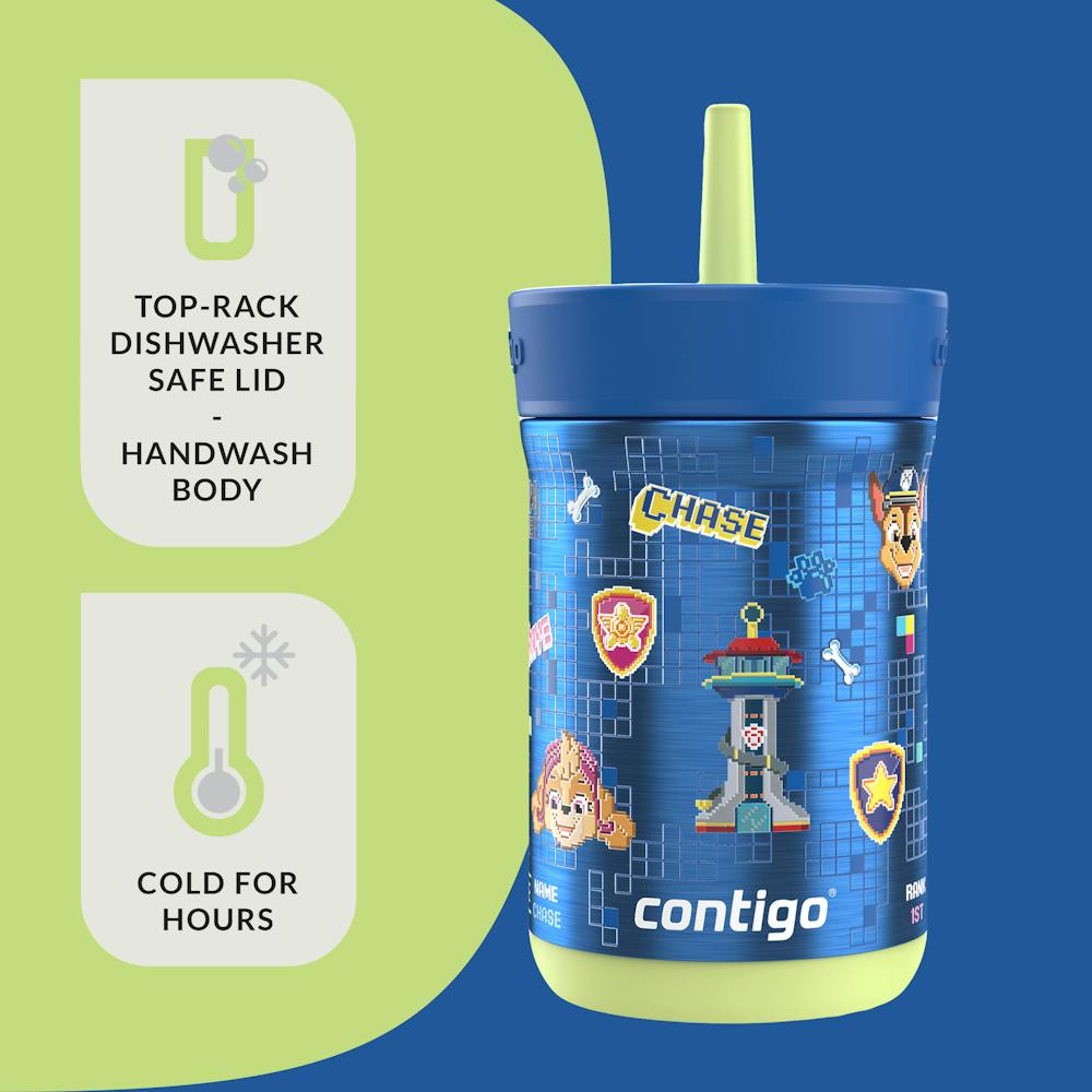 Contigo® Kids Leighton Spill-Proof Stainless Steel Tumbler with Straw, 12oz.