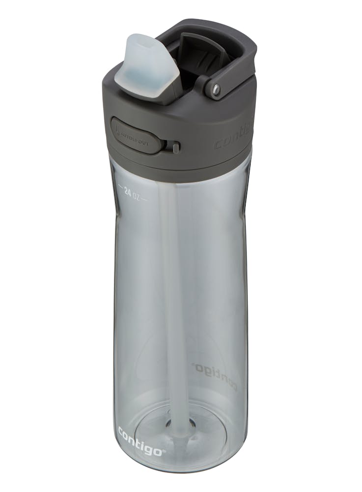 auto spout reusable water bottle