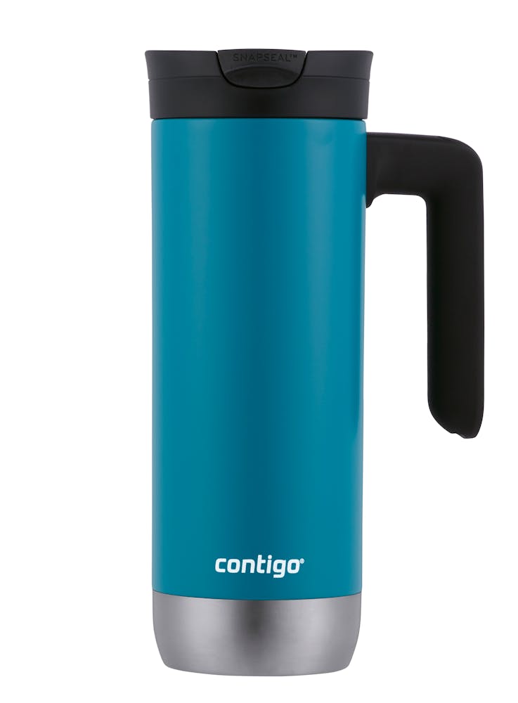thermal travel mug with handle