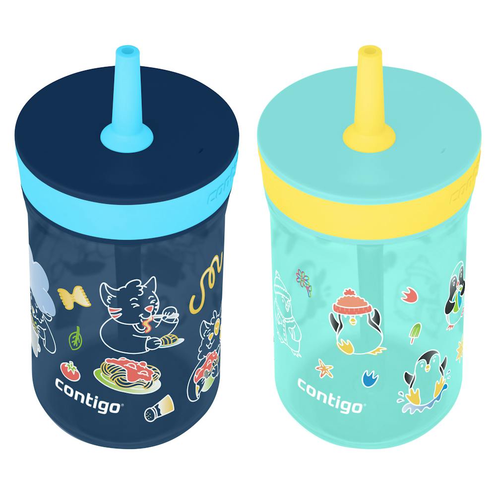 Kids’ Leighton Straw Tumbler with Spill-Proof Lid, 14oz