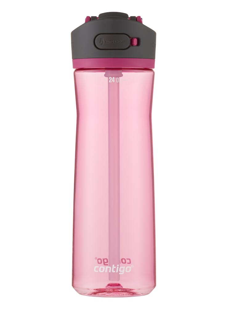 auto spout reusable water bottle