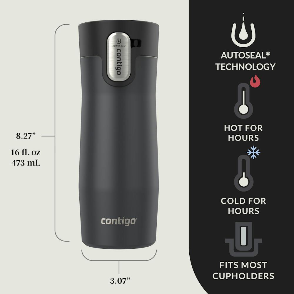 Contigo® West Loop 3.0 Stainless Steel Travel Mug with AUTOSEAL® Lid, 16oz
