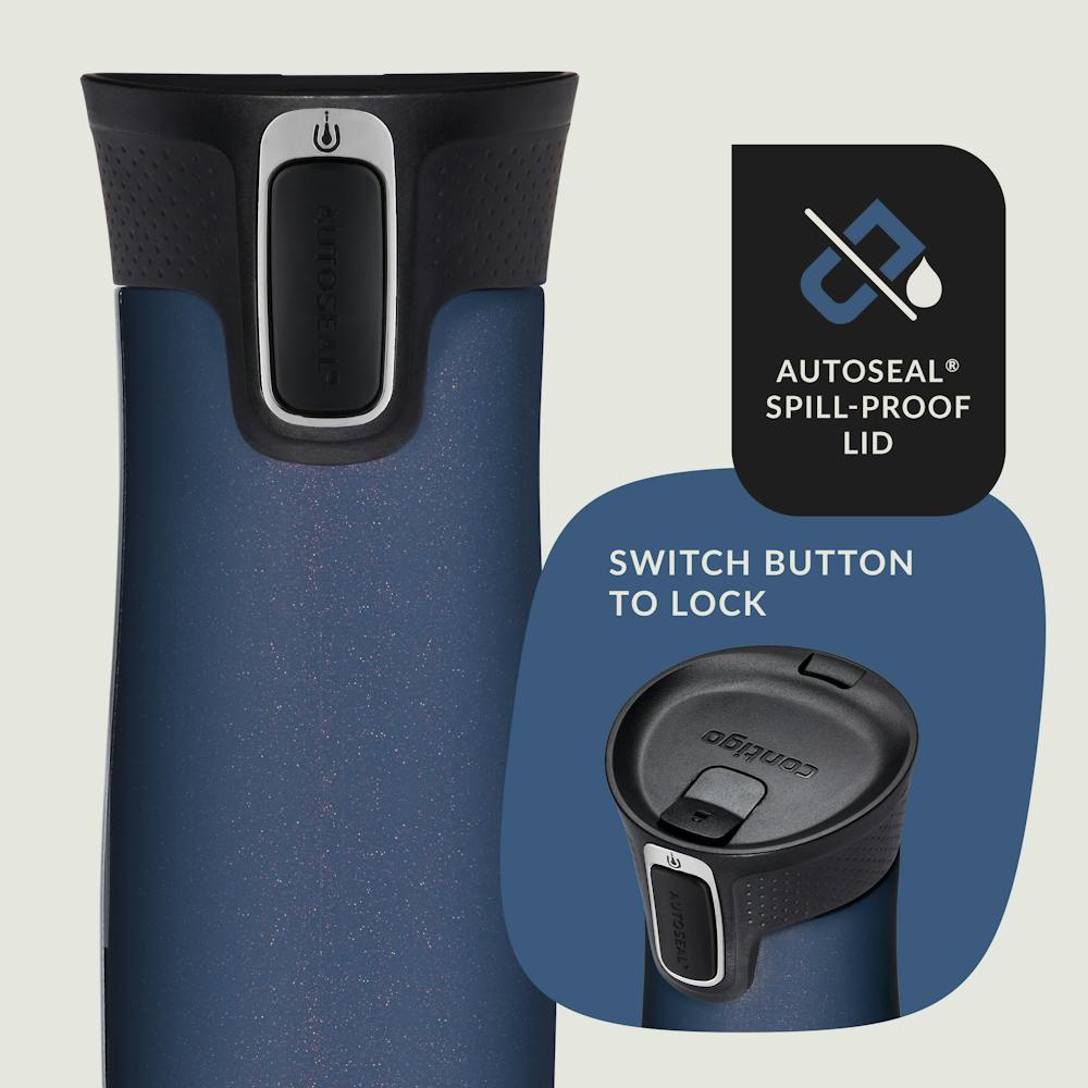 AUTOSEAL® West Loop Vacuum-Insulated Stainless Steel Travel Mug with Easy-Clean Lid, 20 oz