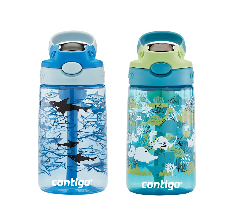 kids cleanable auto spout water bottle