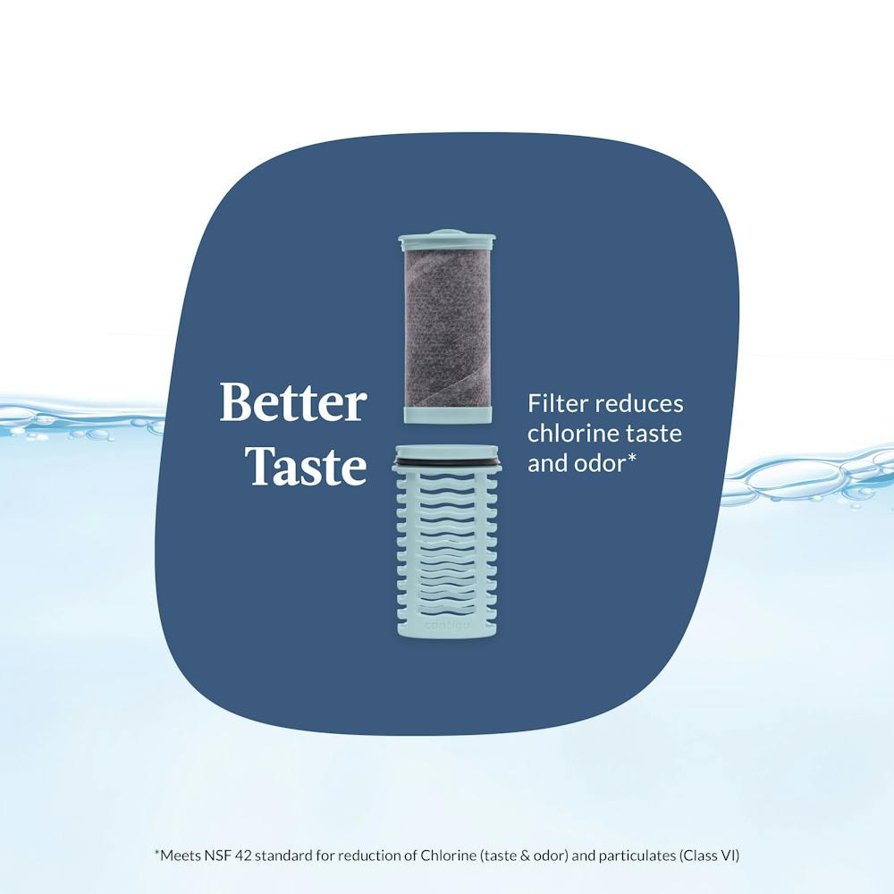 Contigo® Clybourn Chill Freeflow Filtration Stainless Steel Water Bottle with AUTOSEAL® Lid, 24oz