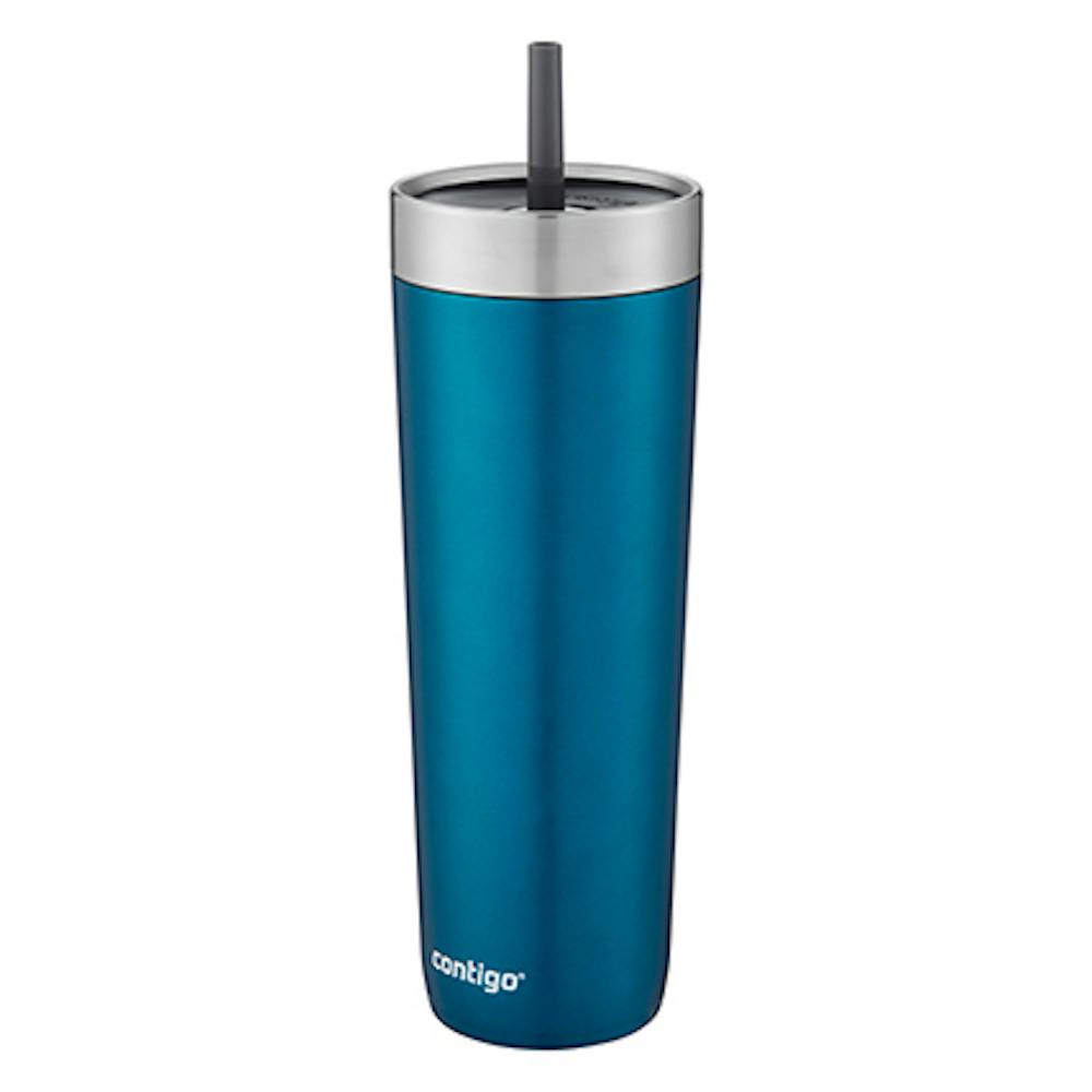 stainless steel water bottle with straw