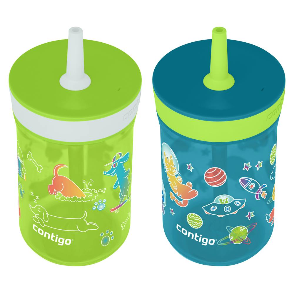 Kids’ Leighton Straw Tumbler with Spill-Proof Lid, 14oz
