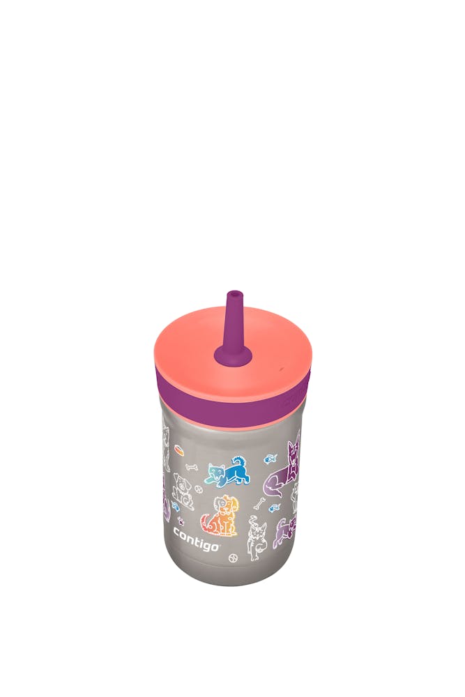 Contigo® Kids Leighton Spill-Proof Stainless Steel Tumbler with Straw, 12oz.