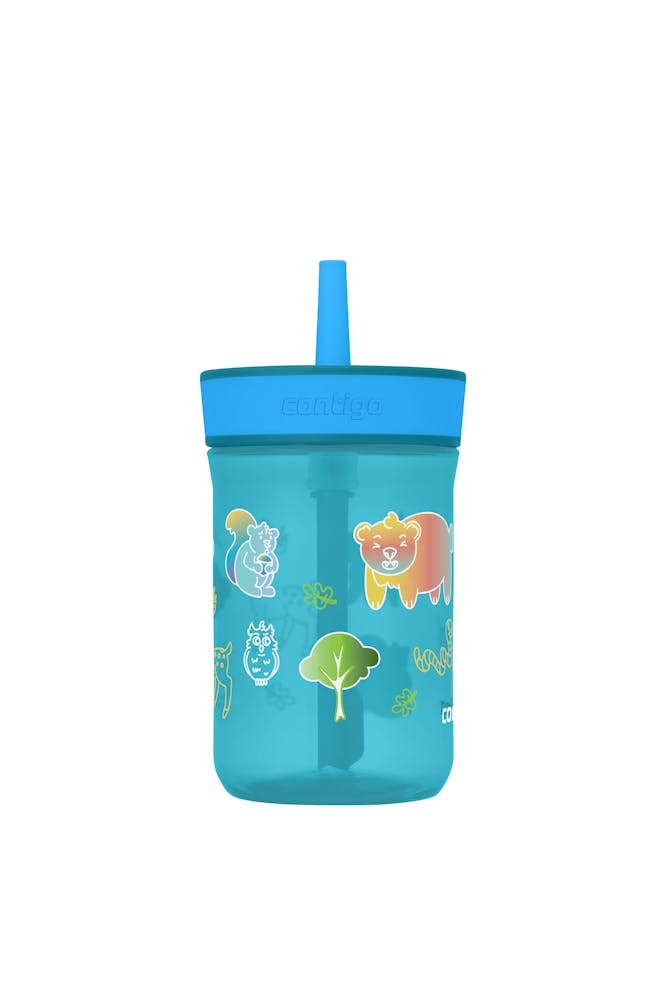 Kids’ Leighton Straw Tumbler with Spill-Proof Leak-Proof Lid, 14oz