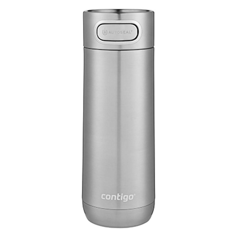 luxe auto seal vacuum insulated stainless steel travel mug