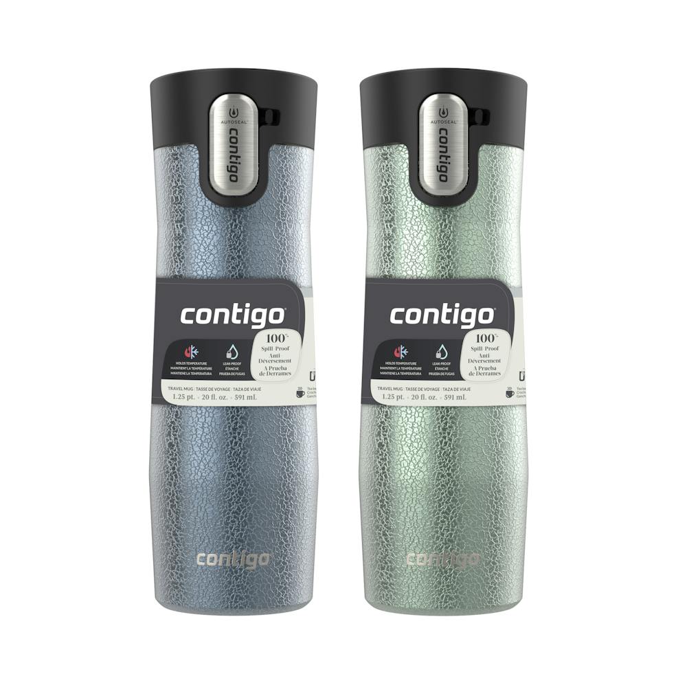 Contigo® West Loop 3.0 Stainless Steel Travel Mug with AUTOSEAL® Lid, 20oz, 2-Pack