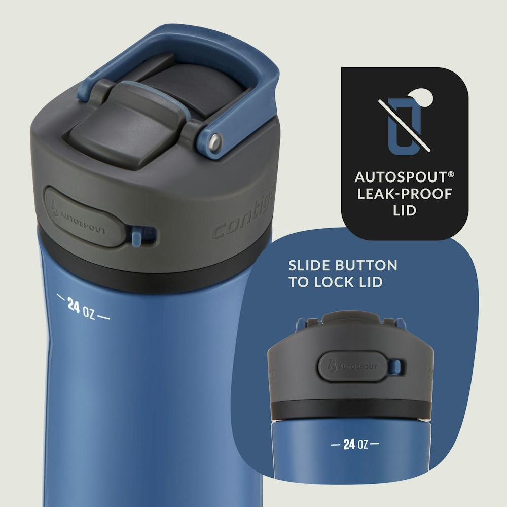 Contigo® Ashland Chill 2.0 Stainless Steel Water Bottle with AUTOSPOUT® Lid, 24oz