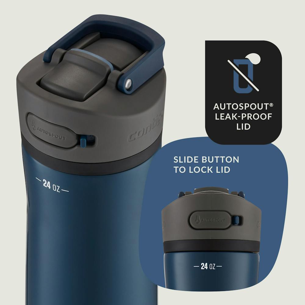 Contigo® Ashland Chill 2.0 Stainless Steel Water Bottle with AUTOSPOUT® Lid, 24oz
