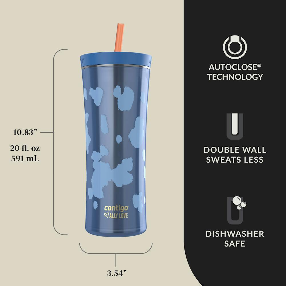 Contigo® x Ally Love Streeterville AUTOCLOSE® Shake & Go® Tumbler, 20oz