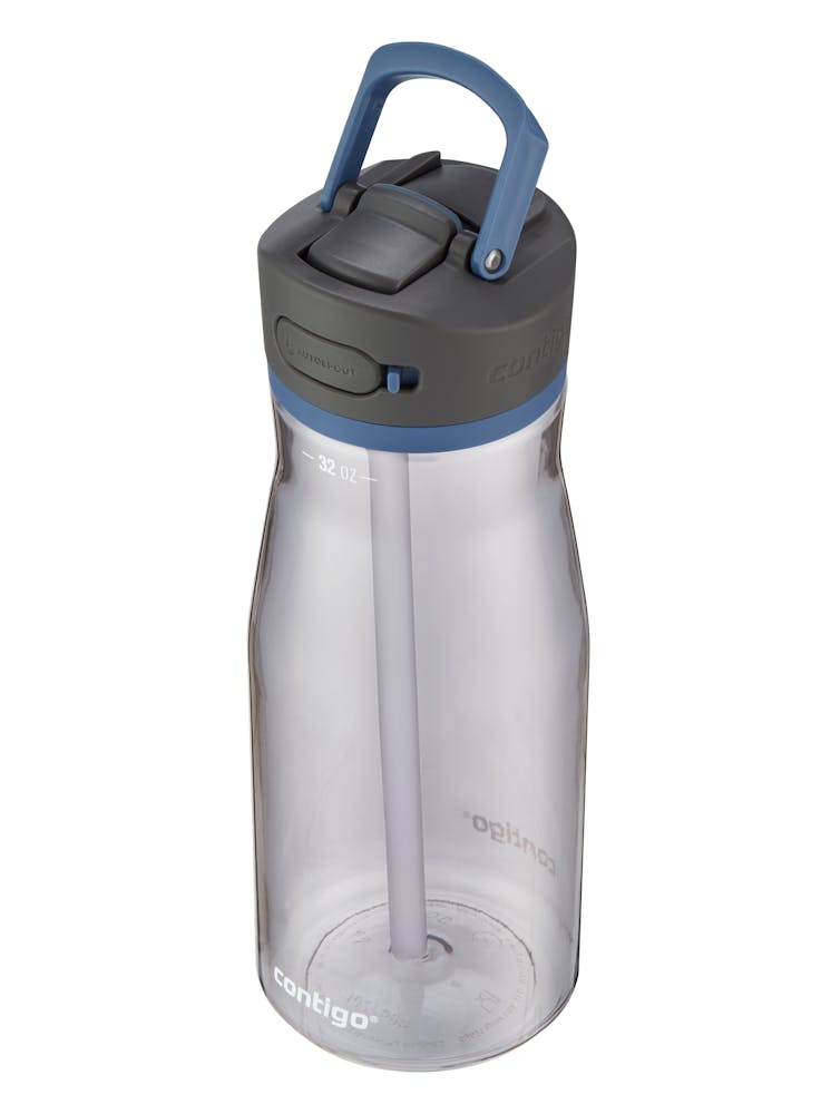 auto spout reusable water bottle