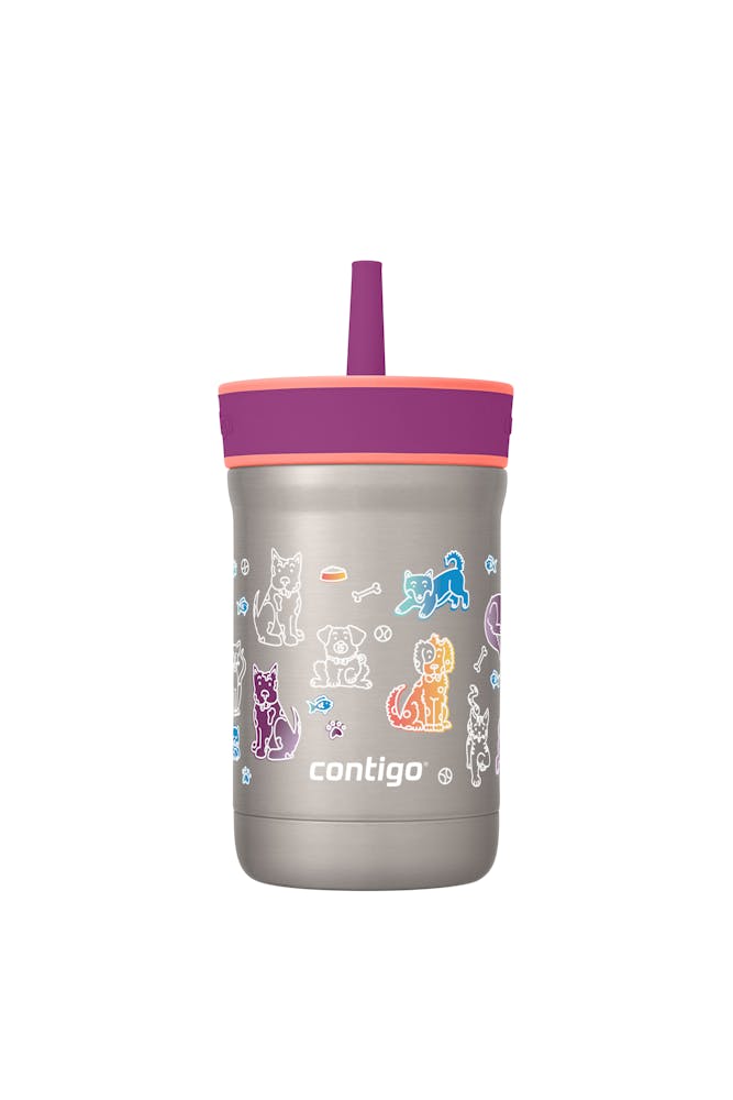 Contigo® Kids Leighton Spill-Proof Stainless Steel Tumbler with Straw, 12oz.