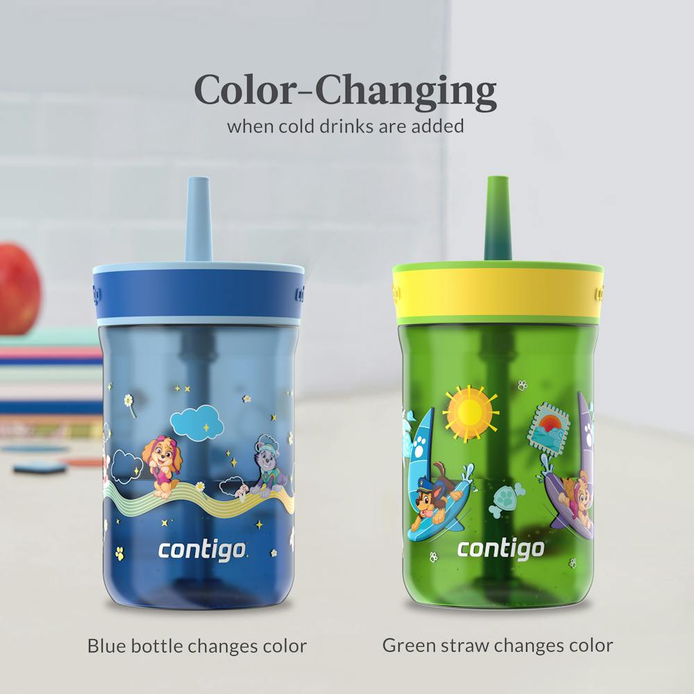 Contigo® Kids Leighton Spill-Proof Tumbler with Straw, 14 oz, 2pk