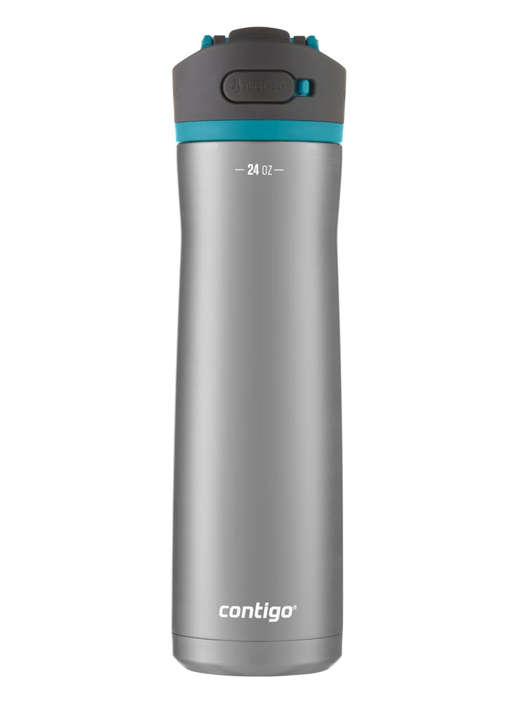 auto spout reusable water bottle