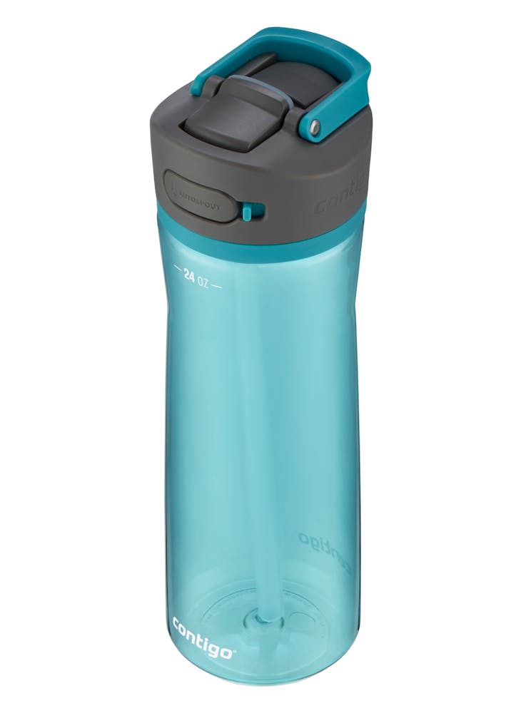 auto spout reusable water bottle
