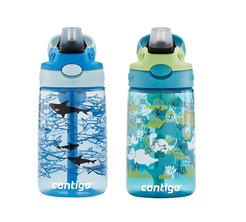 kids cleanable auto spout water bottle